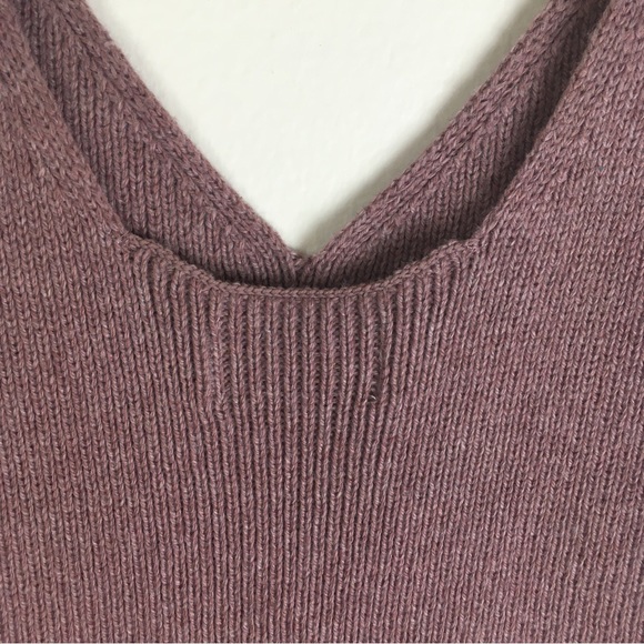 Old Navy V-Neck Knit Sweater Tank Top in Sandy Red - Picture 4 of 10